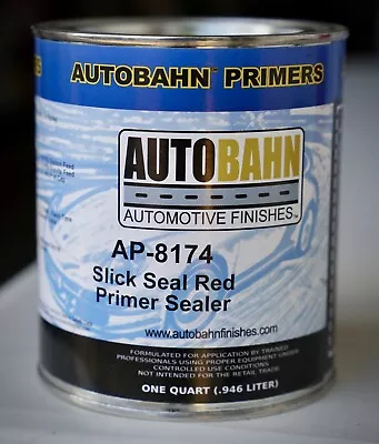 Autobahn Slick Seal RED 1K Primer Sealer QUART Size! AP-8174 Ready To Spray • $49.99