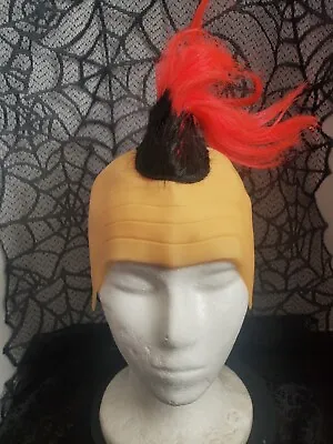 Paper Magic Group Men's Red & Black Mohawk Wig Punk Rock Costume Party Time Wow • $10