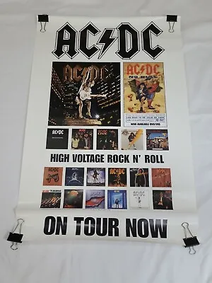 AC/DC 2001 U.S. Tour Concert Original Promo Poster  • $19.99