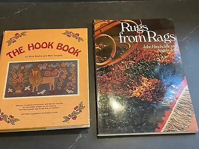 LOT Of Rug Hooking: Rugs From Rags  Hinchcliffe  Jeffs / The Hook Book Sargent • £17.69