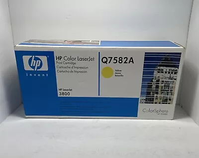 HP  Q7582A 503A Yellow Color Laser Jet Toner Cartridge Compatible Model 3800 • $30