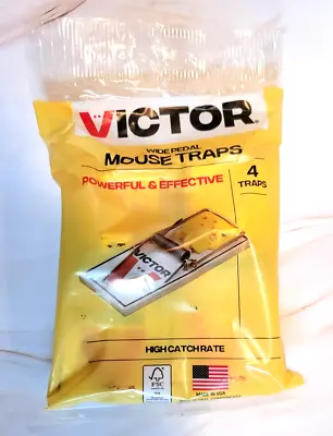 (16 X) Victor Easy Set Mouse Trap Wide Pedal Rodent Snap Trap Trigger Plate • $17.50