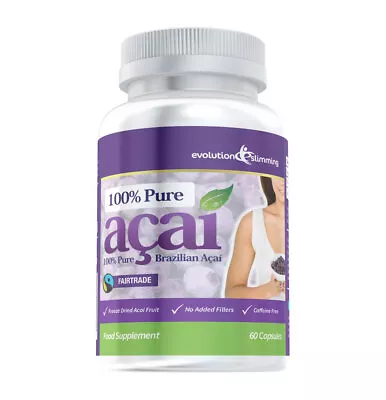 100% Pure Acai Berry 700mg - Antioxidant Weight Management Immune Health • £12.95