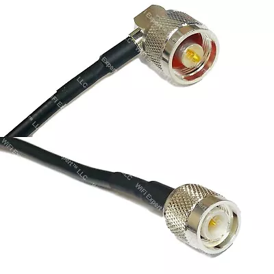 RFC240UF N MALE ANGLE To TNC MALE RF Cable FAST-SHIP LOT • $15.80