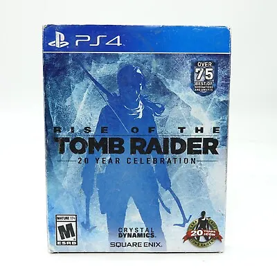 Rise Of The Tomb Raider: 20 Year Celebration (PlayStation 4 2016) Art Book Ed. • $11.99