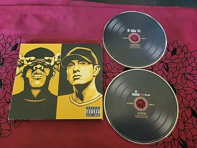 $34.75 • Buy DJ Hero Renegade Edition By Jay-Z / Eminem (CD, 2009, 2 Discs, Roc-A-Fella) VG 