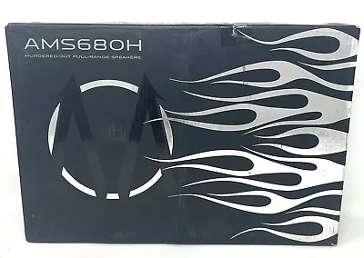 Audiobahn AMS680H 5X7 Inches 2-Way Murdered Out Series Coaxial Car Speakers • $39.99