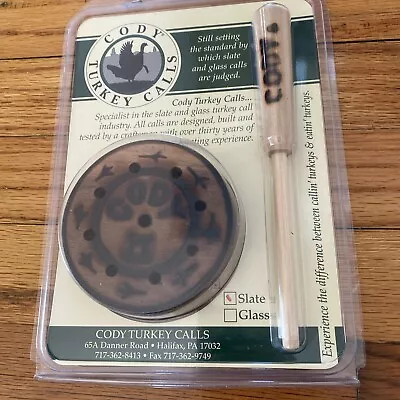 CODY II Turkey Call Slate NIP DD Adams Winner • $200