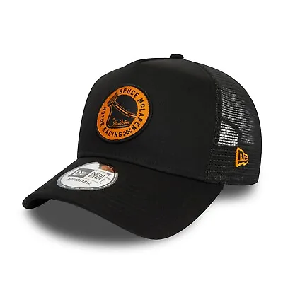 McLaren Racing F1 New Era Patch Trucker Baseball Cap Hat Black Free UK Shipping • £35