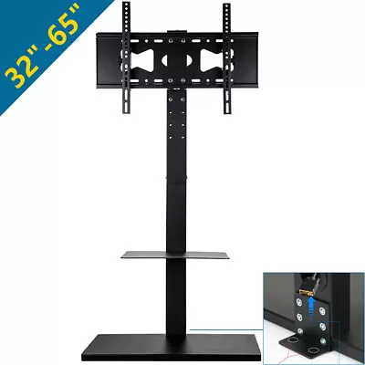 UNHO Floor TV Mount Bracket Cantilever TV Stand Swivel Bracket Max VESA 600x400 • £59.92