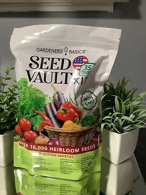Survival Vegetable Seeds Garden Kit Over 16000 Seeds Non-Gmo & Heirloom USA • $34.99