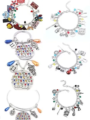$6.99 • Buy Stranger Things NEW - Necklace Keyring Keychain Bracelet Bangle 