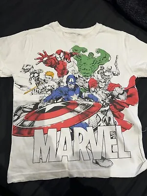 Boys Marvel T Shirt Age 4-5 Years  • £3.50