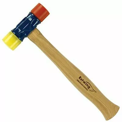 Estwing Rubber Mallet - 12 Oz Double-Face Hammer With Soft/Hard Tips And   • $24.70