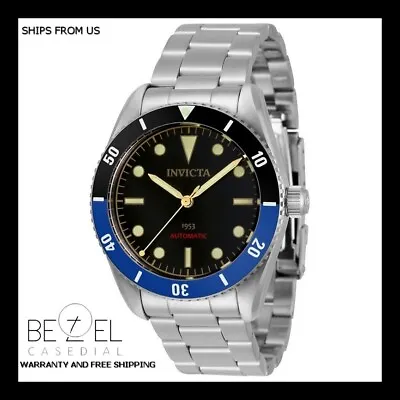 Invicta Pro Diver Automatic Black Dial Batman Bezel Men's Watch 34333 • $67.69