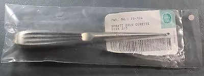 Miltex 19-704 Spratt Brun Curette.  Size 3/0. • $59