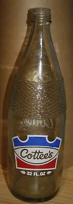 Vintage Cottee's Cordial Glass Bottle 32 FL OZ • $29.99