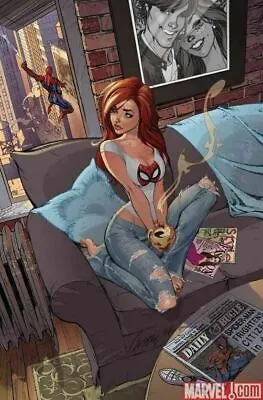 2009 POSTER ~ J Scott Campbell ~ SPIDER-MAN 601  SEXY MARY JANE ~ ROLLED/SEALED • $89.99