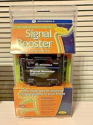 Motorola Signal Booster Broadband Drop Amp 484095-001-00 NIB New • $79.99