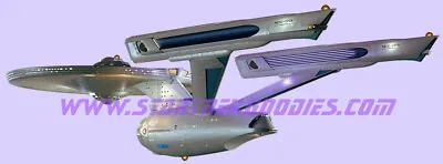 $6.49 • Buy Star Trek: Original Movies VINYL DECAL / STICKER Enterprise NCC-1701 Re-Fit #2!