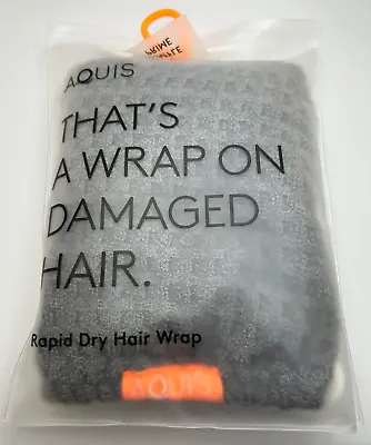 Aquis Performance Rapid Dry Hair Wrap Turban Marl Brand NEW In Packaging • $22