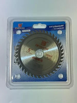 $9.95 • Buy Circular Saw Wood Blade 125mm 5” In 40T Teeth Wood  Cutting Disc