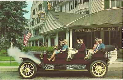 1911 Nine Passenger Stanley Steamer Operated In Woodstock Vermont Postcard • $4.50