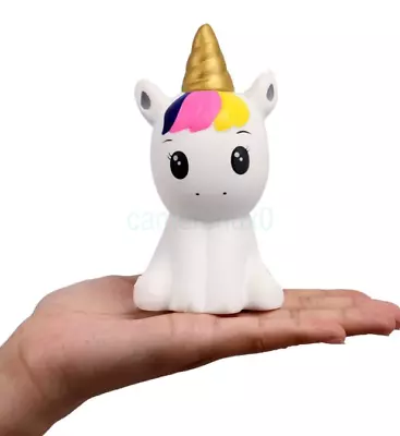 Lovely Rainbow Unicorn Squishy Toys Anti-stress Decompression Funny Vent Toys AU • $15.58