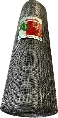 Galvanised Welded Wire Mesh 30m  Length 0.5  X 1  X 36  Wide • £66.50