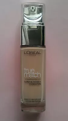 L'oreal Paris True Match Super- Blendable Foundation 24 Hours Hydration Spf 17 • £13.08