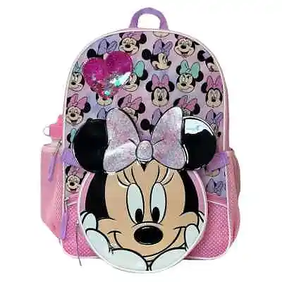 NWT_Disney's Minnie Mouse Kids 5-Piece Backpack Set • £24.66