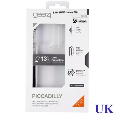 GEAR4 Piccadilly D3O Advanced Protection Case For Samsung Galaxy S20 5G / S20 • £9.99