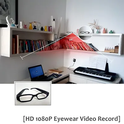 1080p HD Glasses Security Mini Camera Portable Driving Recorder DVR Video • $23.38