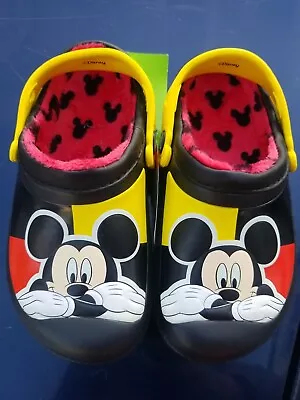 Crocs Disney Mickey Mouse Kids Clogs Size 12C 13C • $44.99