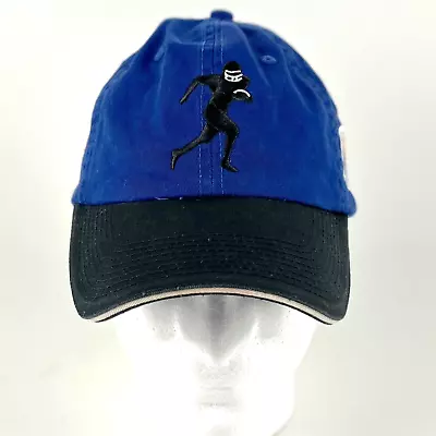Miller Lite Beer Football Cap Hat MGD Genuine Draft Royal Blue Black Streetwear • $14.99
