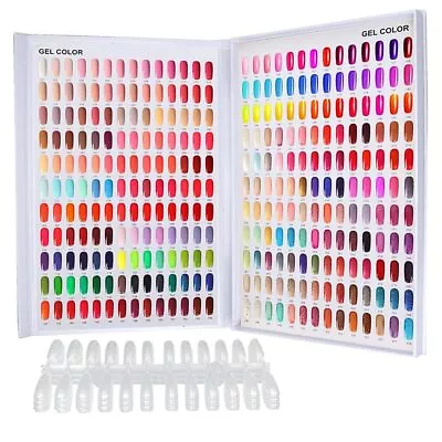 308 Nail Color Chart Display UV Polish Book Nail Painting Practice Design Bo... • $29.32
