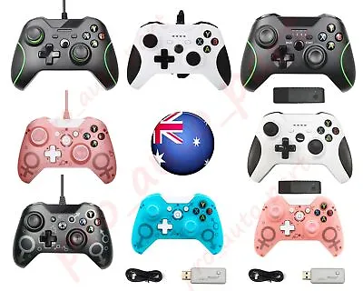 $39.99 • Buy AU Wired/Wireless Controller Gamepad For Xbox One/Slim Dualshock Game Gamepad PC