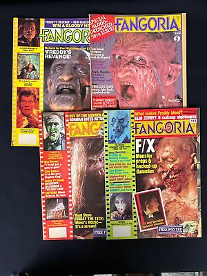 Fangoria Magazine #49-52 Freddie Krueger F/X Friday The 13th 4-issue Lot • $65