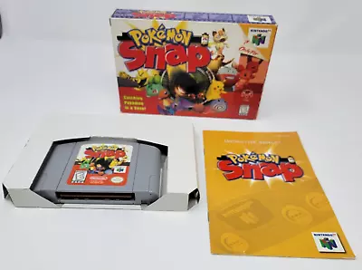 Pokemon Snap N64 Nintendo 64 Complete W/ Box Manual And Protective Case • $99.99