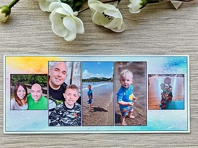Personalised Photo Collage Magnet Your Images Custom Fridge Magnet Mum Gift • £4.45