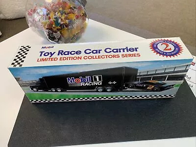 1994 Mobil 1 One Racing Toy Race Car Carrier Truck Series Limited Edition • $14.99