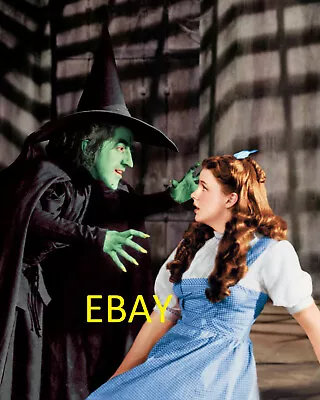 Judy Garland Margaret Hamilton The Wizard Of Oz 8x10  Photo AA6335 • $7.50