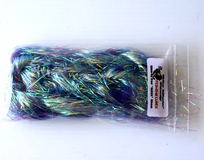 B.W.C. Lure Mylar Bling For Lure Skirts - BLUE - 32 Grams Hank NEW • $27.99