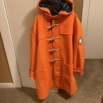 Rowing Blazer X Target Mens Duffle 3XL Toggle Orange Coat Jacket Arm Patch Crest • $79.88