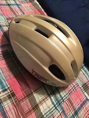 TREK USA CRITERIUM BICYCLE HELMET SIZE SMALL PEARL WHITE Vintage 1994 • $40