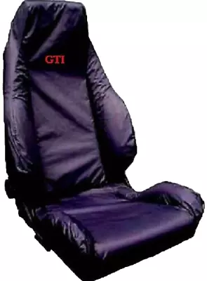 Embroidered Car Seat Cover To Fit Mk2 Vw Golf Gti 16v G60 Vr6 Jetta Recaro Seat • $63.90