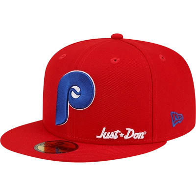 $28.88 • Buy New Era Philadelphia Phillies 59Fifty X Just DON Side Patch Fit Red All Sizes
