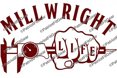 Millwright LifeMachinistCalipers14 X8 MicrometersCNCMachinistVinyl Decal • $15.45