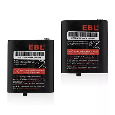 2PCS Battery For Motorola MR350 MJ270 T9500 T8500 MJ270 EM1000 53615 KEBT-071-D • $9.49