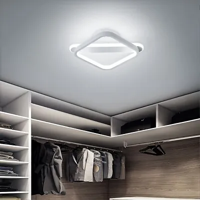 Modern Square LED Ceiling Light Chandelier For Entryway Living Room Bedroom Lamp • £16.65